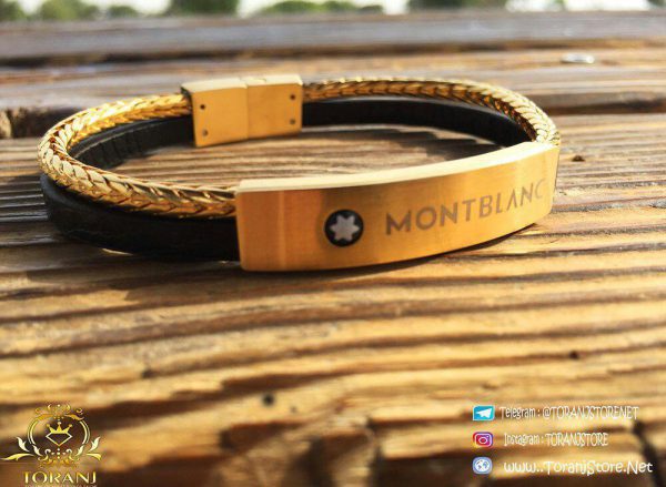 خرید دستبند چرمی مونت بلانک MontBlanc