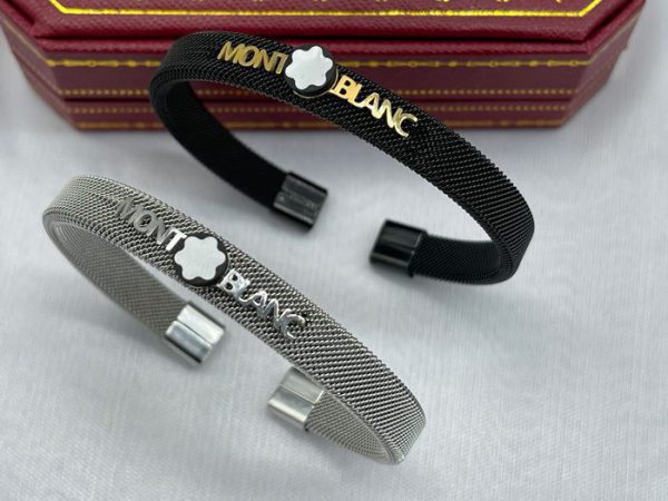دستبند حصیری مونت بلانک در دو رنگ