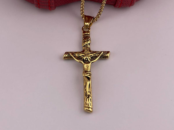 گردنبند صلیب طلایی