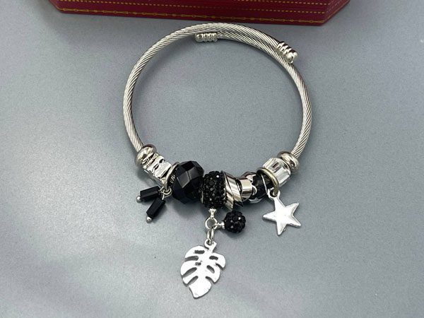 دستبند ستاره و برگ آویزی پاندورا