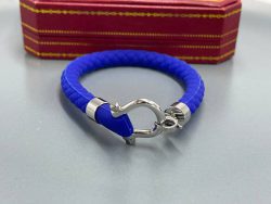 دستبند آبی نیلی امگا OMEGA با بند رابر