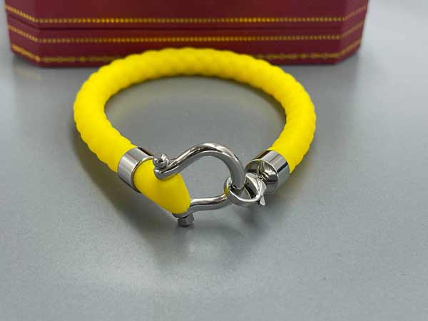 دستبند امگا زرد با بند رابر مشابه ارجینال