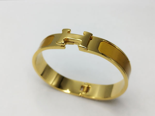دستبند هرمس طلایی استیل