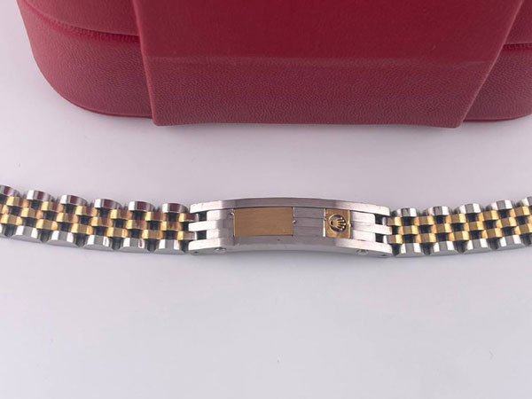 دستبند مردانه رولکس طلایی نقره ای