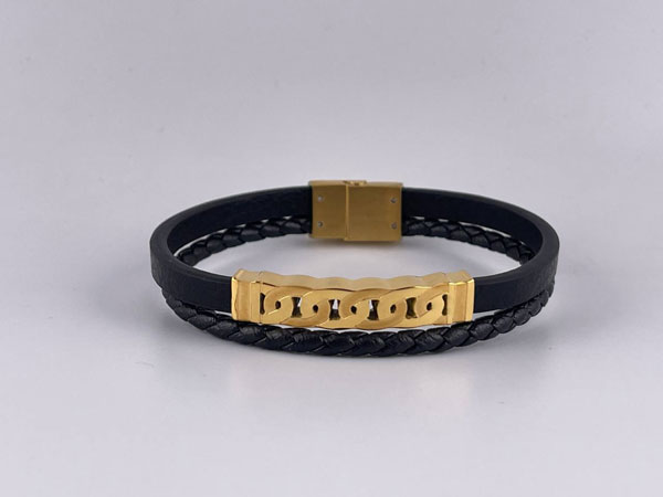 دستبند دو لاین با طرح ساده گوچی