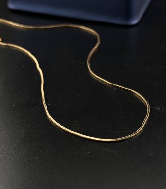 گردنبند زنجیری طلایی زنانه ظریف