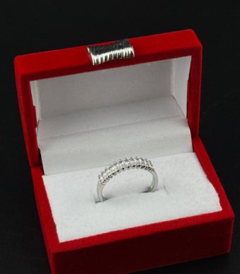 انگشتر زنانه استیل تنیسی فری سایز