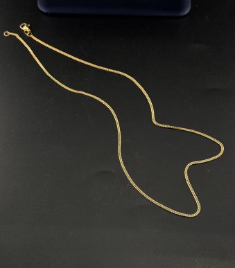 گردنبند زنجیری طلایی زنانه ظریف